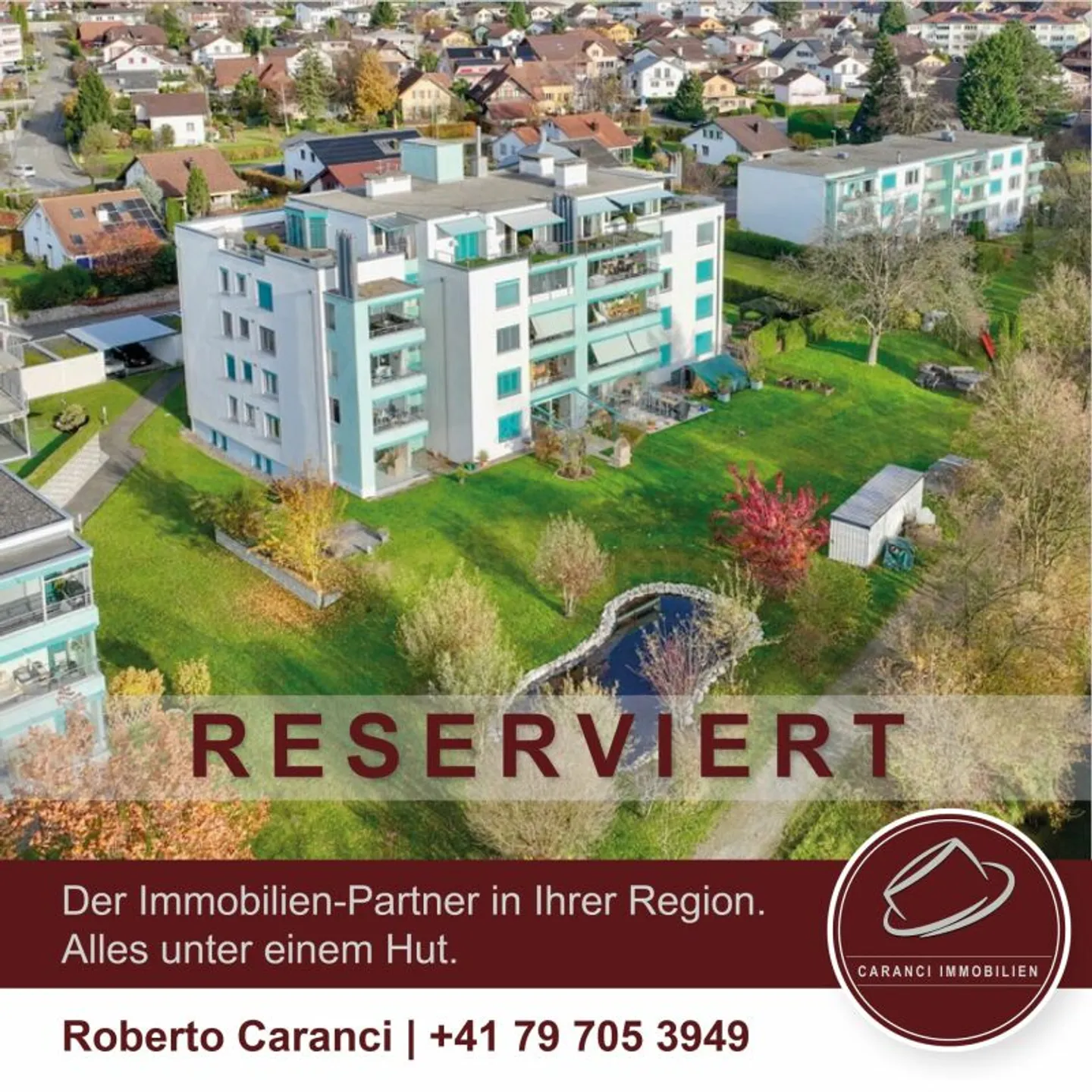 Appartement en copropriété attrayant de 5½ pièces dans le Bünzpark à Waltenschwil - idéal pour les familles - Photo 1 sur 1