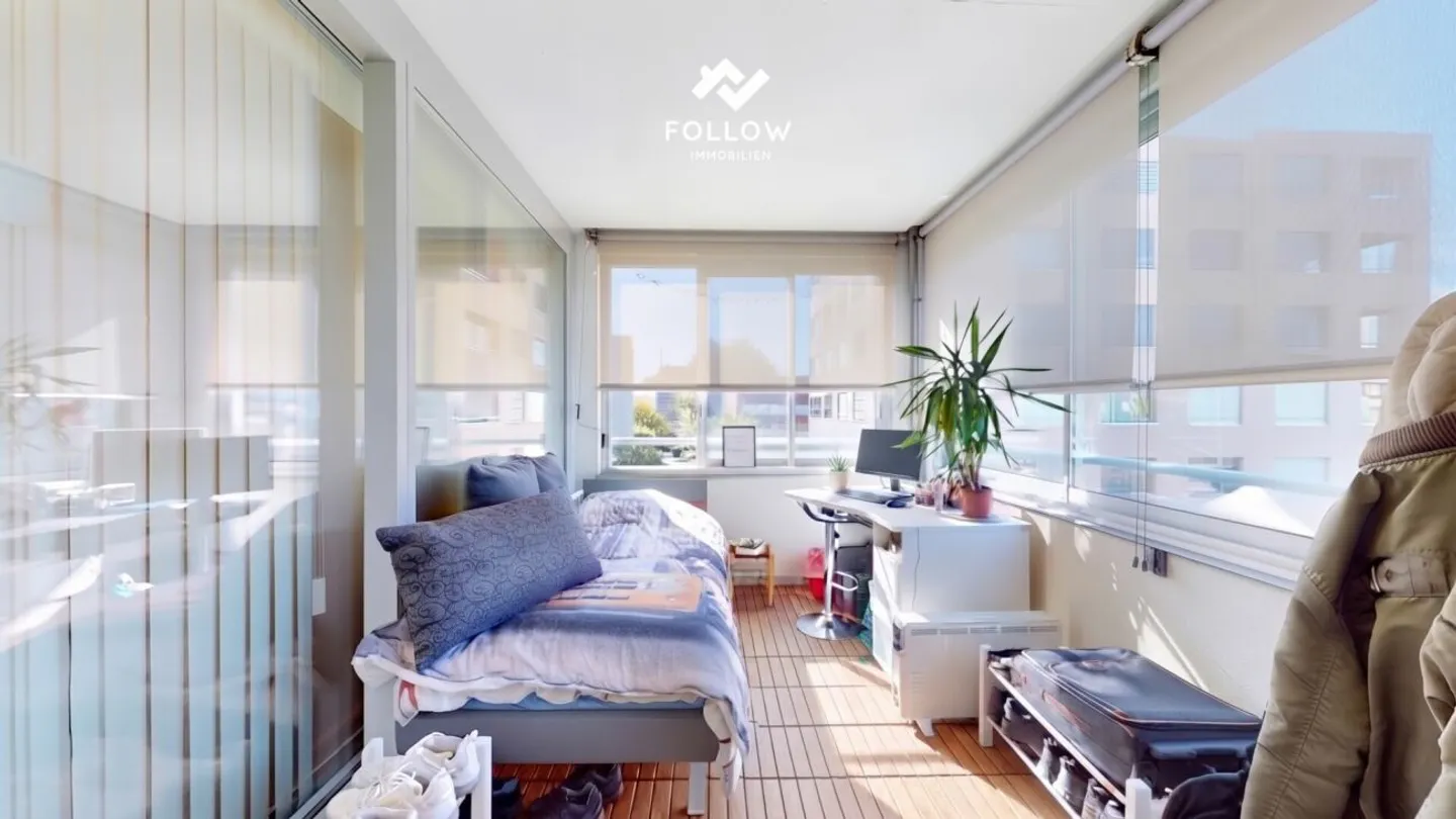 Your new home: Bright 3.5-room apartment with large hobby room - Photo 10 of 13