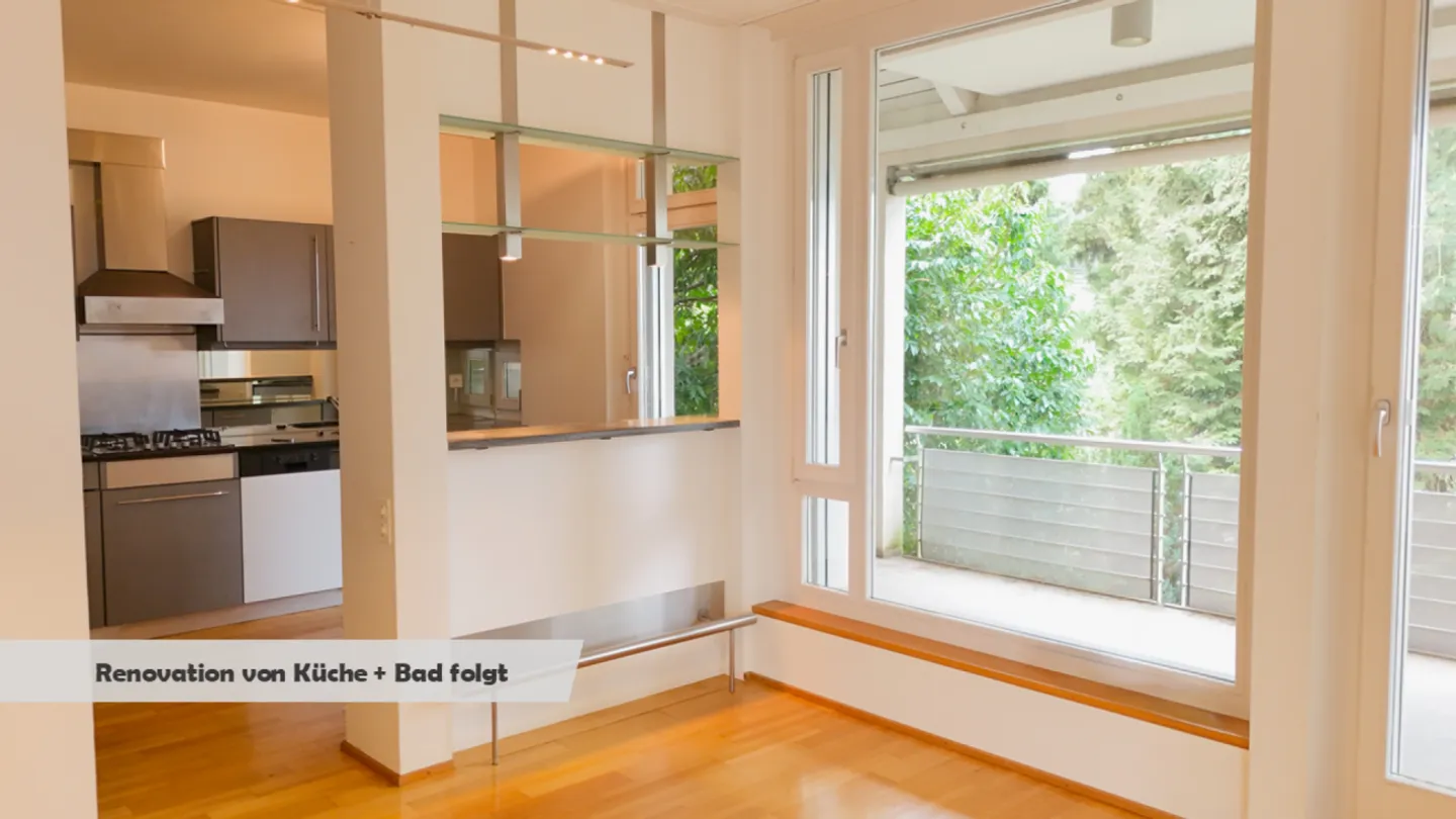 Renovated apartment with fireplace & 2 terraces - Bruderholz - Photo 6 of 7