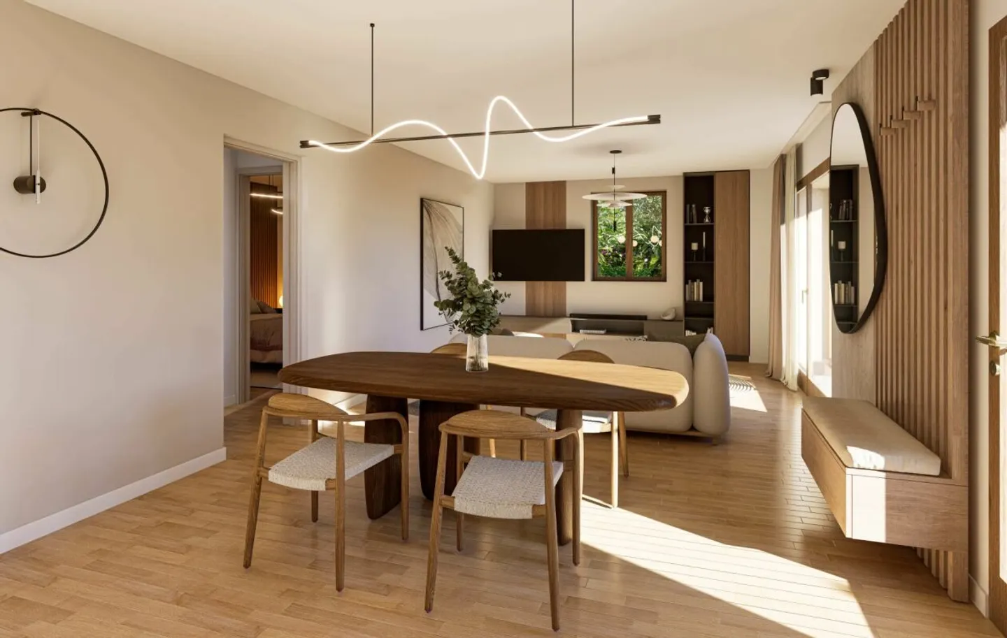 Garden-level apartment in the heart of nature - Hameau de Monniaz - Photo 5 of 13