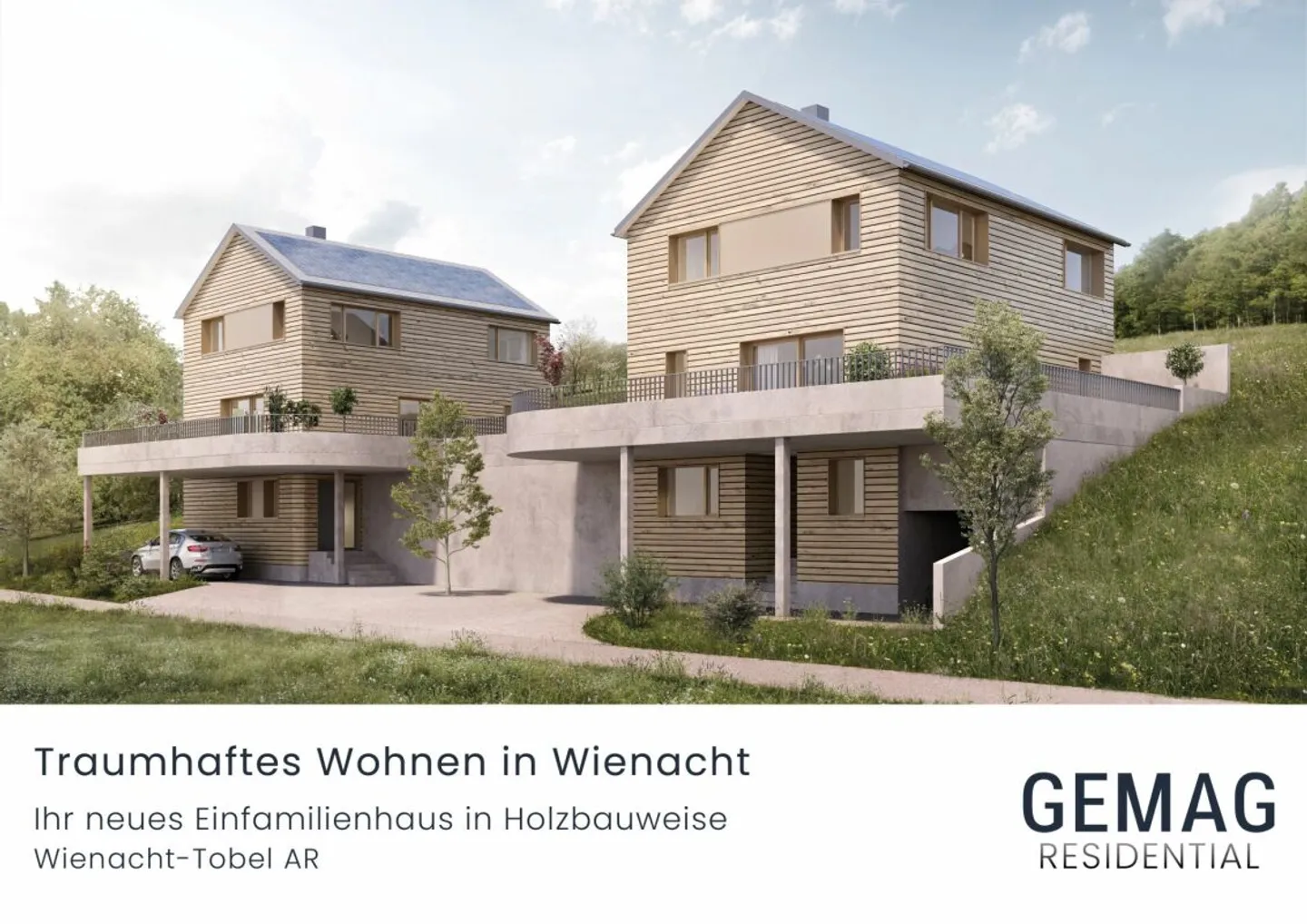 Traumhaftes Wohnen in Wienacht - Ihr neues Einfamilienhaus in Holzbauweise - Foto 1 von 13