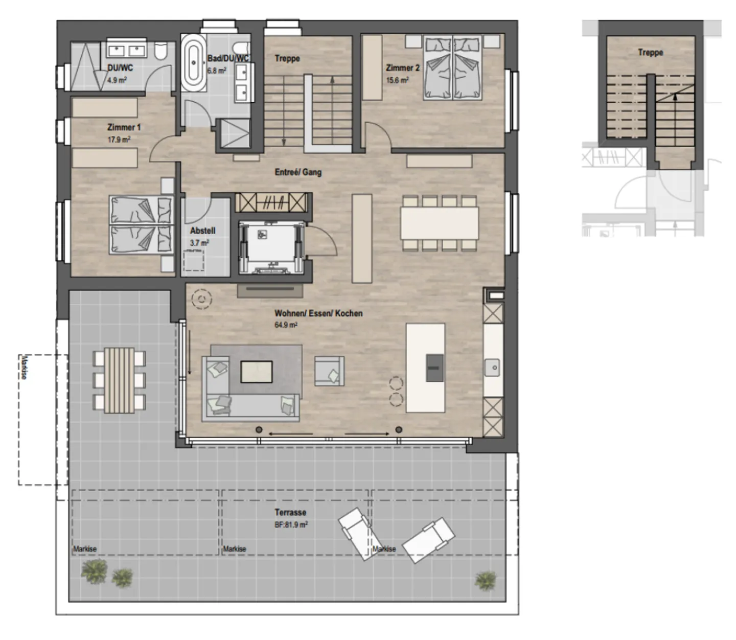 Appartement Attique Exclusif à Sargans - Photo 5 sur 10