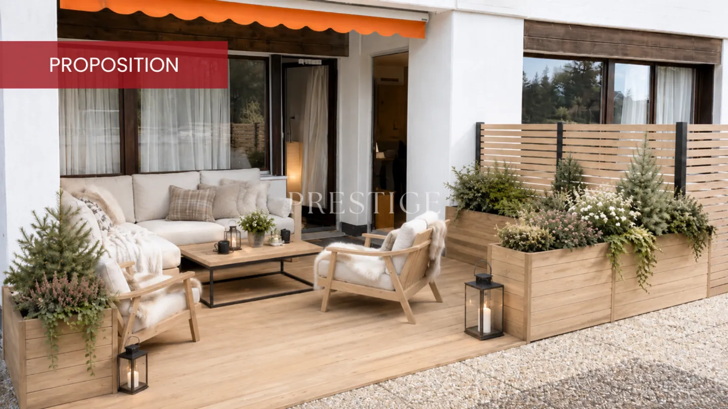 Appartamento 2½ locali nel centro di Crans - Posizione premium e grande potenziale - Foto 11 di 12