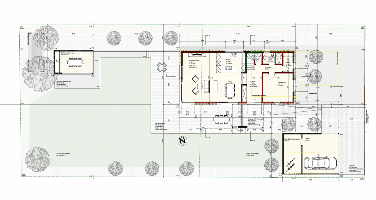 Building land 1,005 m² with approved 6.5-room single-family house - Photo 3 of 6