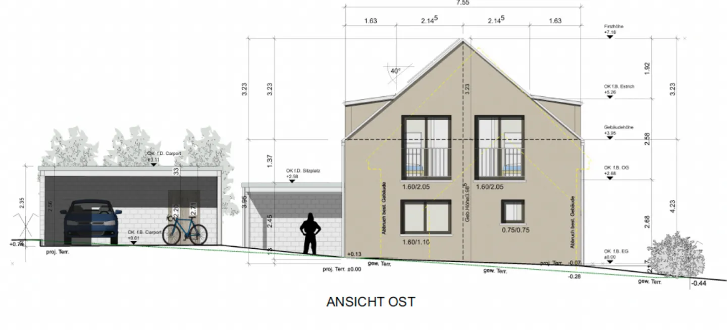Building land 1,005 m² with approved 6.5-room single-family house - Photo 5 of 6