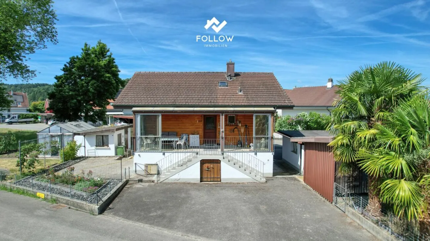 Objet de passion dans un emplacement premium absolu : Chalet avec grand terrain directement sur l'Aare - Photo 11 sur 13
