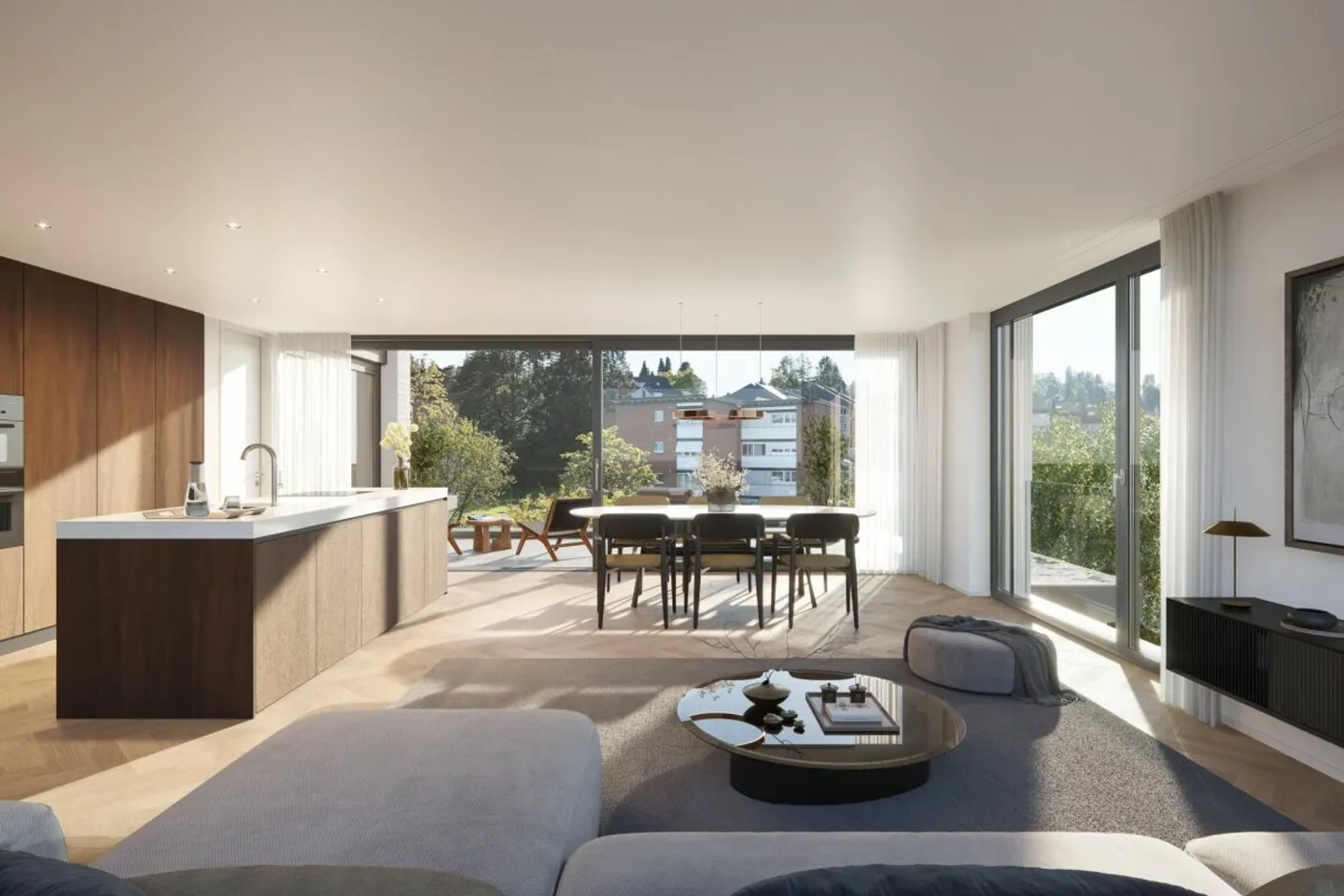 4.5-room apartment with fantastic views and two balconies - Photo 1 of 5