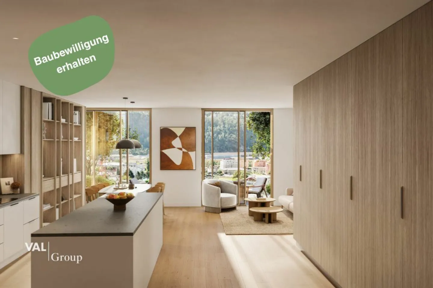 Moderno appartamento di 4,5 stanze in posizione elevata a Naters - Foto 1 di 12