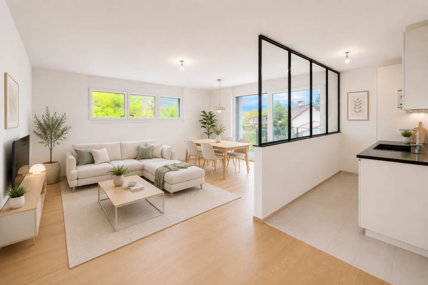 Appartamento di lusso con 5 stanze e 2 balconi - Foto 3 di 12