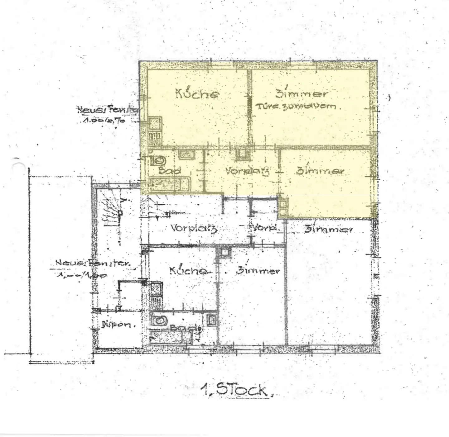 Attraktive 3-Zimmerwohnung im 1. OG unmittelbar von Basel - Binningen/Dorenbach - Photo 9 sur 9