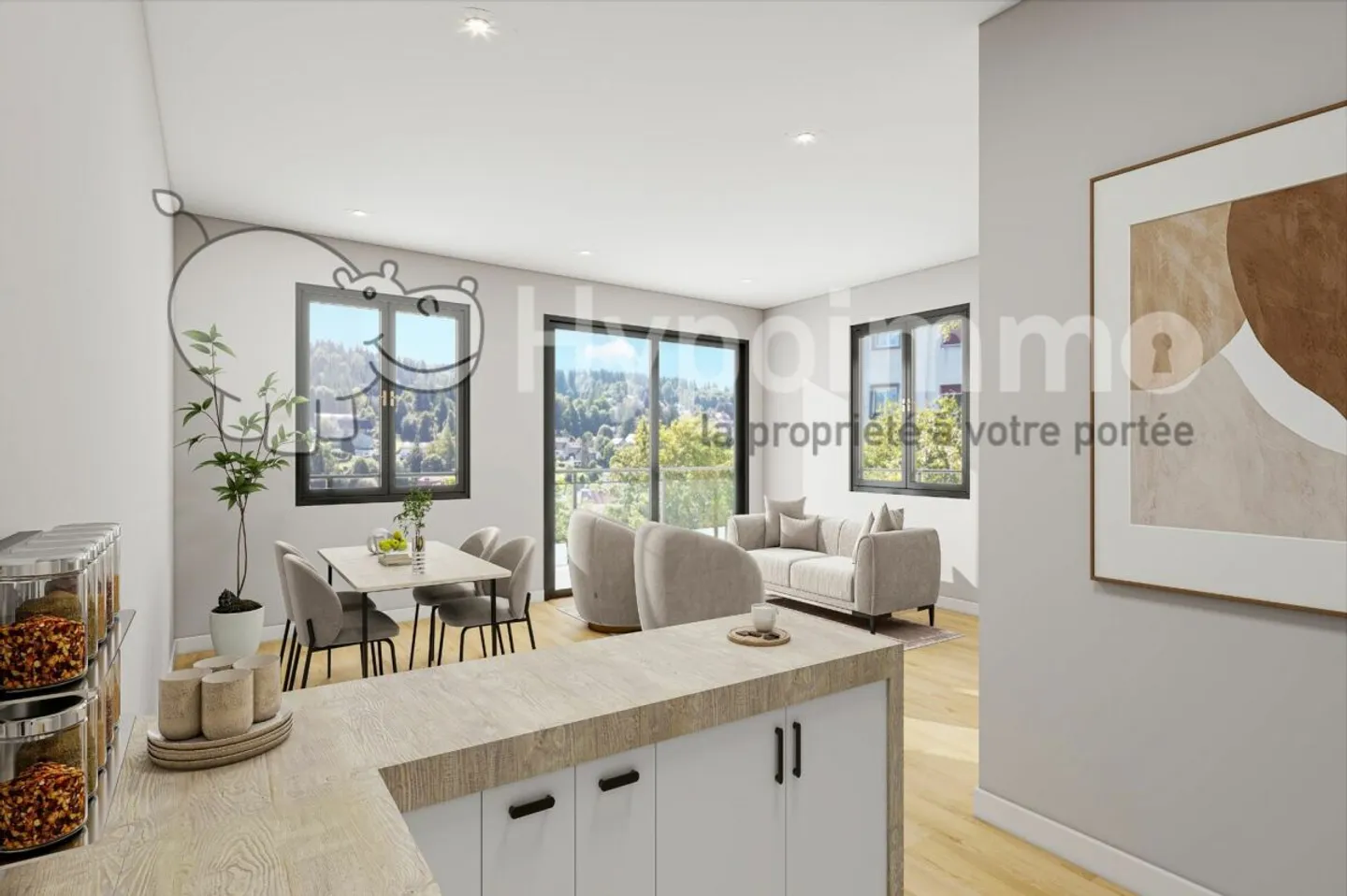 Die Terrassen des Obstgartens - Wunderschöne 3,5-Zimmer-Wohnung (Los 42) - Foto 1 von 7