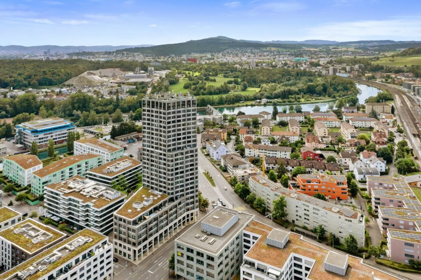 Vivere esclusivamente al 23° piano della Limmat Tower - con vista fino alle Alpi - Foto 3 di 12