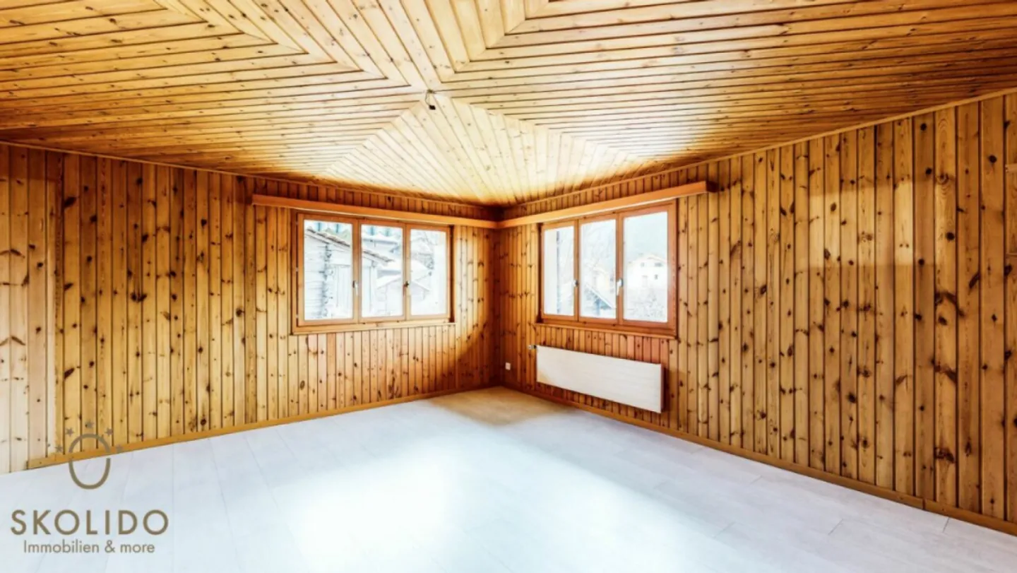 Attractive (Holiday) Apartment on Two Floors with Expansion Potential in Bürchen VS - Photo 5 of 13