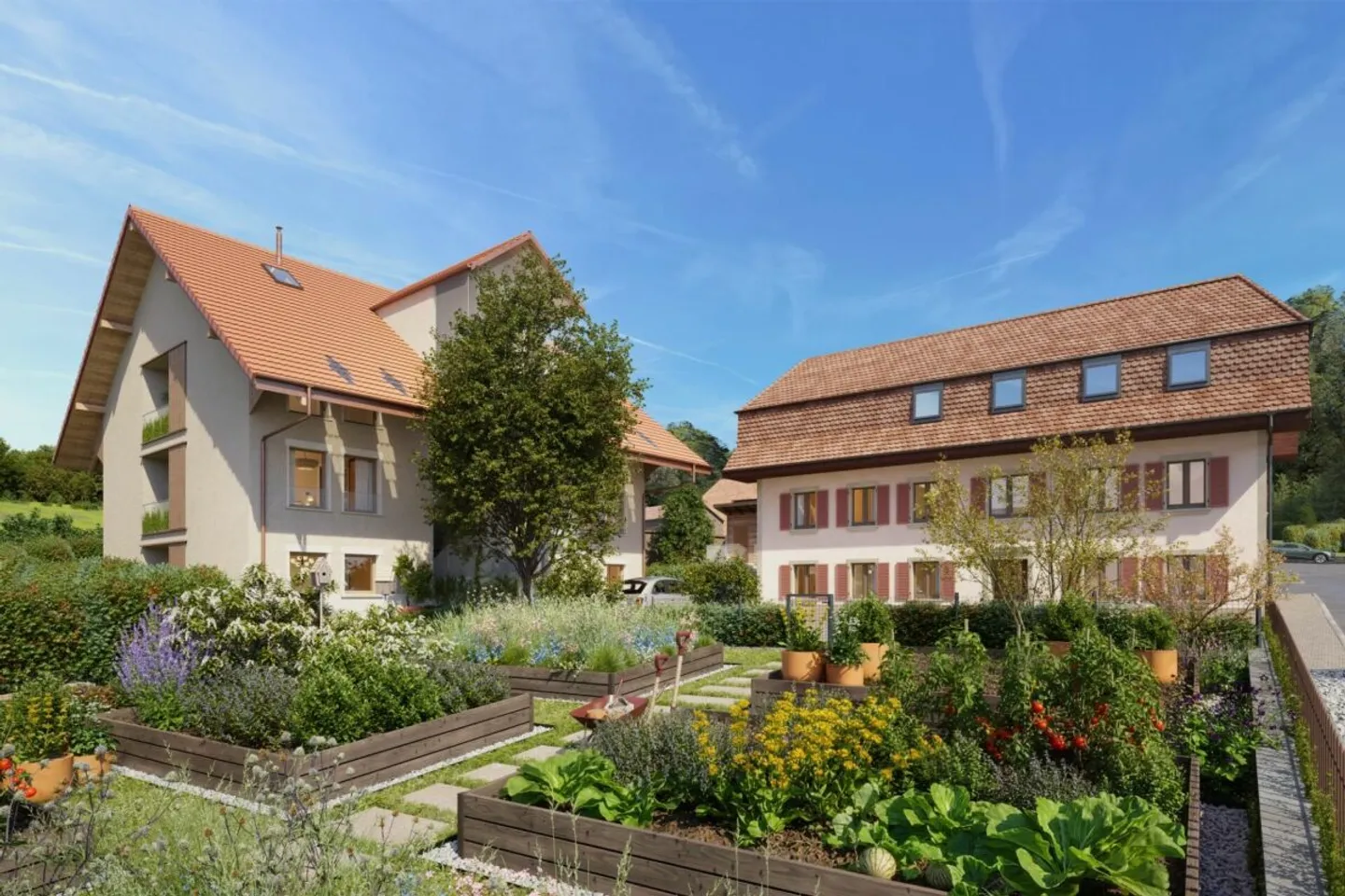 2,5-Zimmer-Wohnung im Erdgeschoss mit Loggia und privatem Garten und Gemüsegarten Kopie - Foto 2 von 5