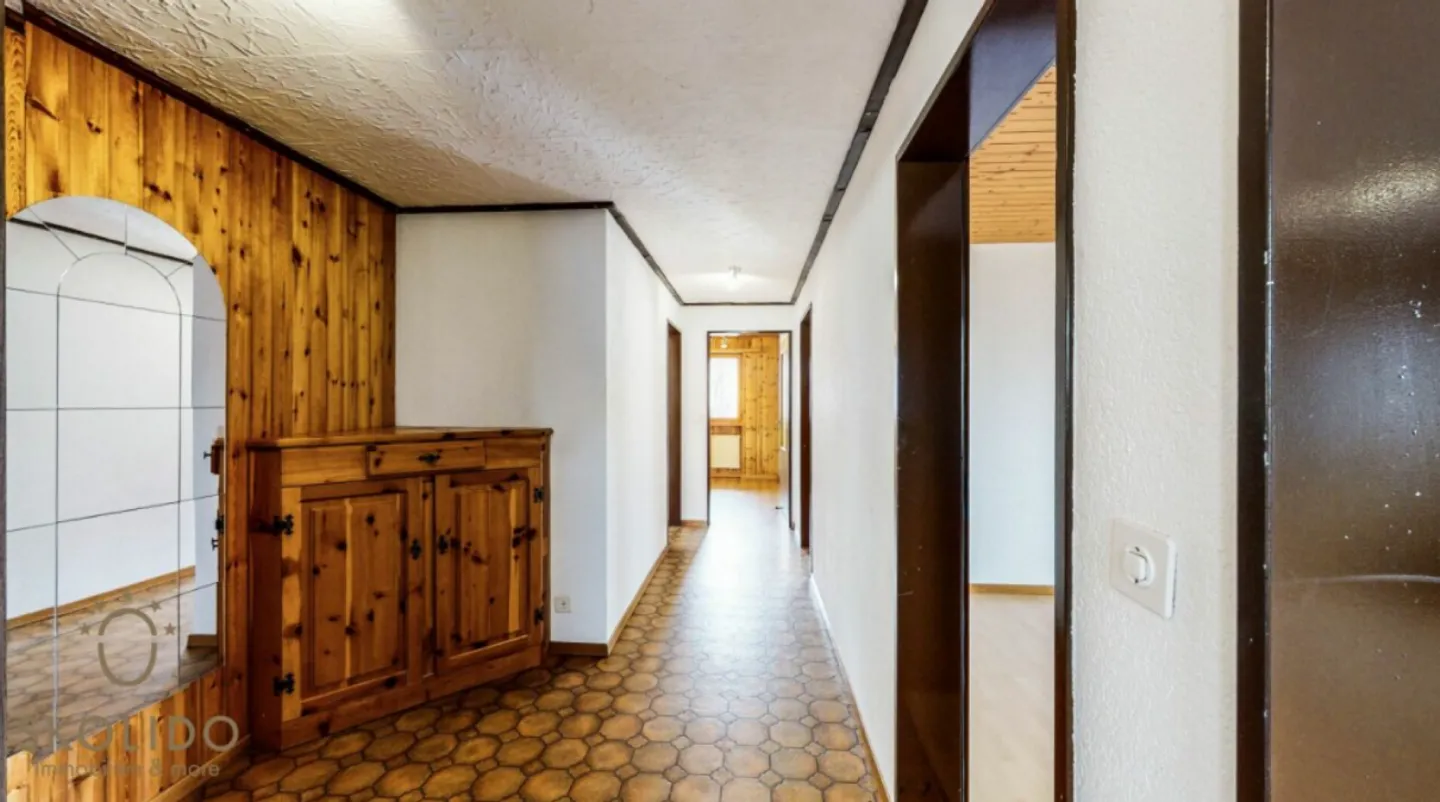 Attractive (Holiday) Apartment on Two Floors with Expansion Potential in Bürchen VS - Photo 4 of 13