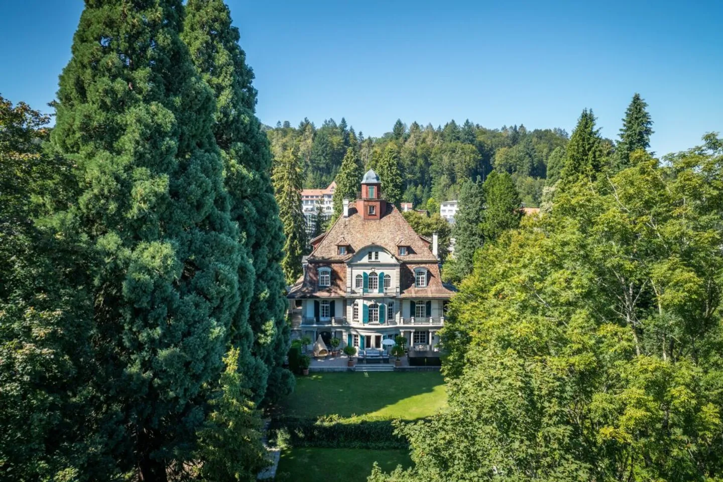 As a private residence, law firm or clinic: Art Nouveau city villa with large park and lake view - Photo 5 of 13