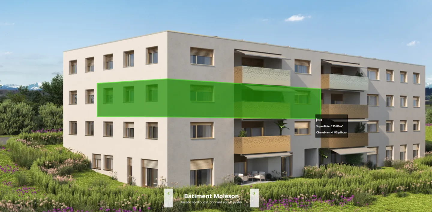 Die letzten 2 4,5-Zimmer-Wohnungen im Mietkaufmodell Vulliama - Foto 3 von 13