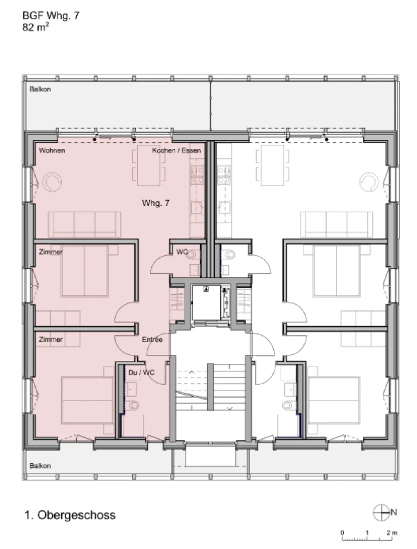 Wohnen mit Weitblick - 3.5 Zimmer-Neubauwohnung, 1. OG links - Foto 9 von 10