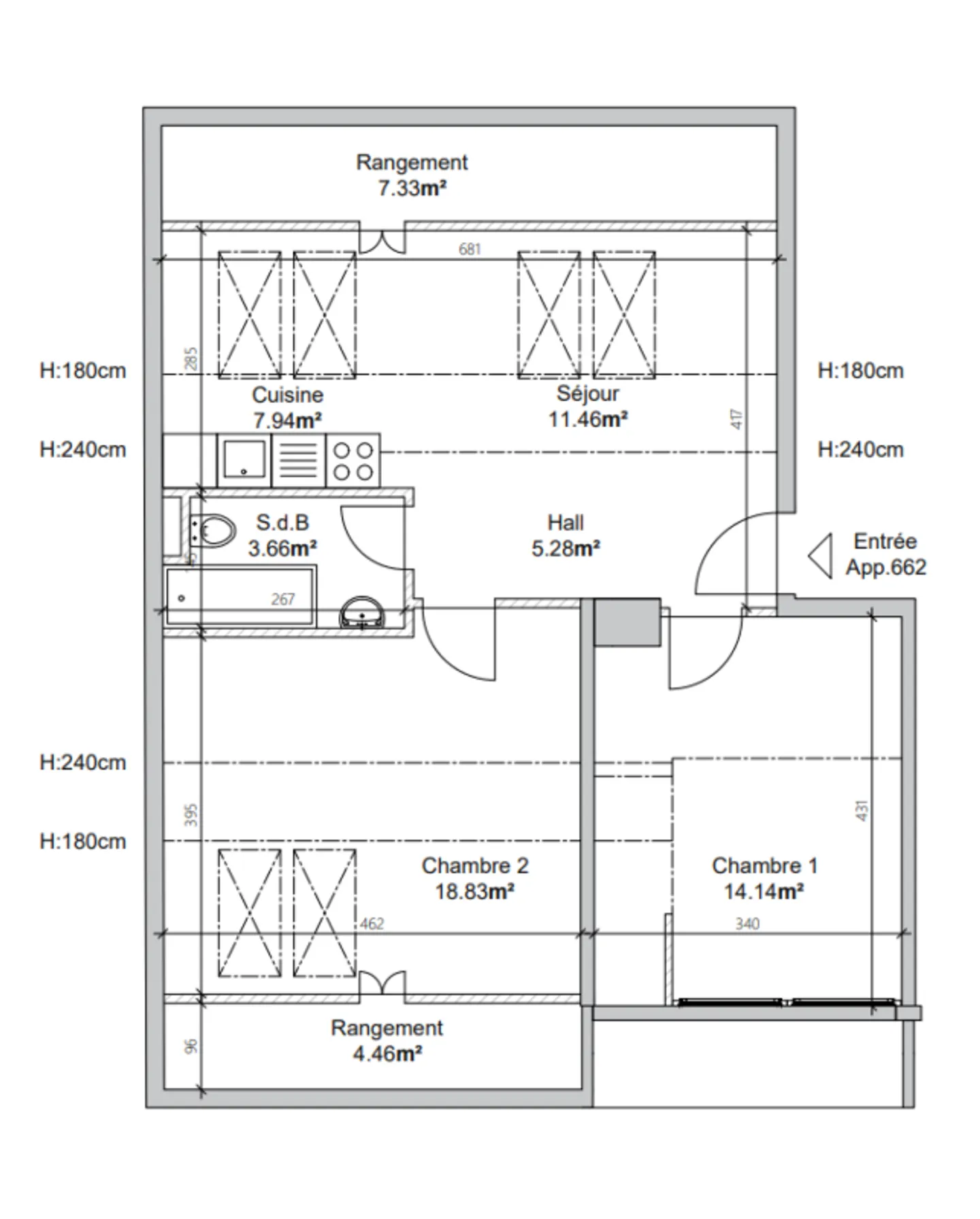Charmante Wohnung im Herzen von Saint-Jean! - Foto 2 von 2