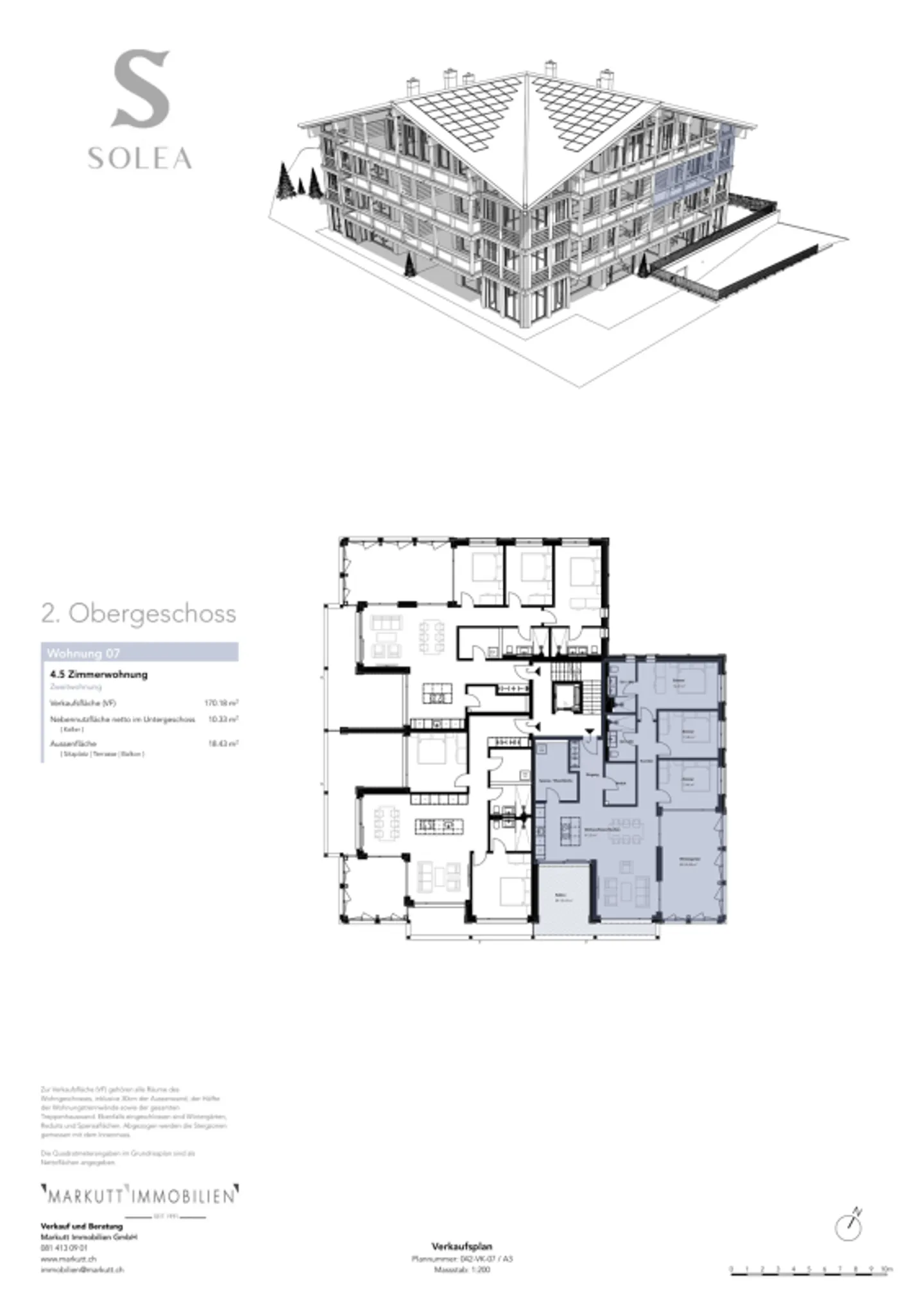 Modernes Apartment in Davos - Foto 4 von 7