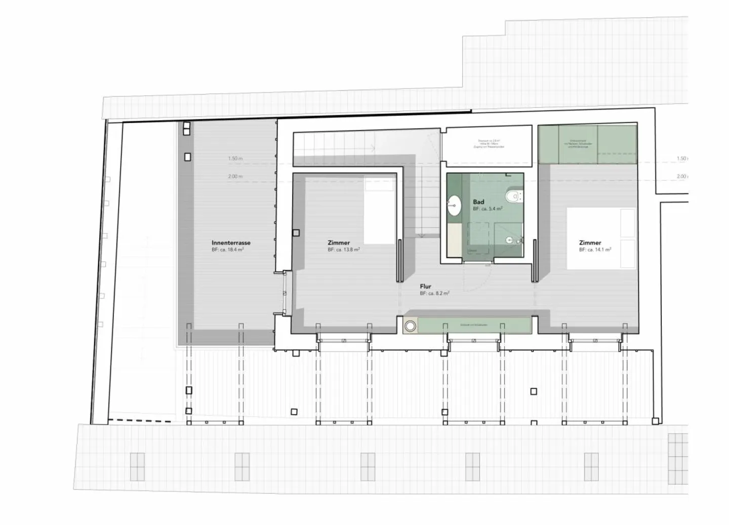 Prima occupazione appartamento duplex di 4.5 locali - Foto 3 di 7