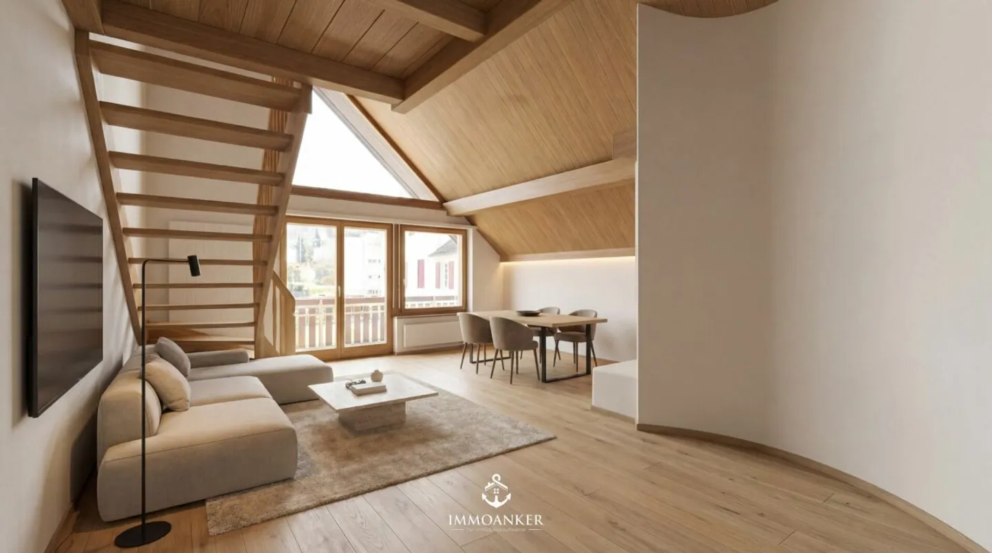 Light-flooded 4.5-room apartment with high ceiling and fireplace in Bottmingen - Photo 10 of 13