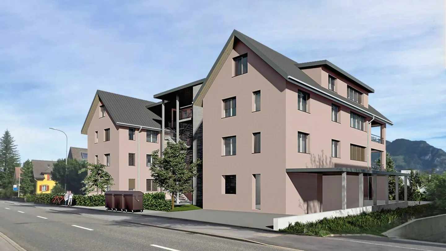 Nuova costruzione: appartamenti attico di 3,5 locali a Oberurnen - Foto 9 di 10