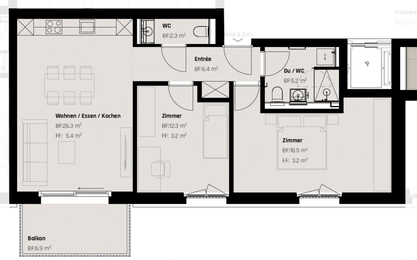 Luxuswohnung in St. Gallen - Foto 6 von 6