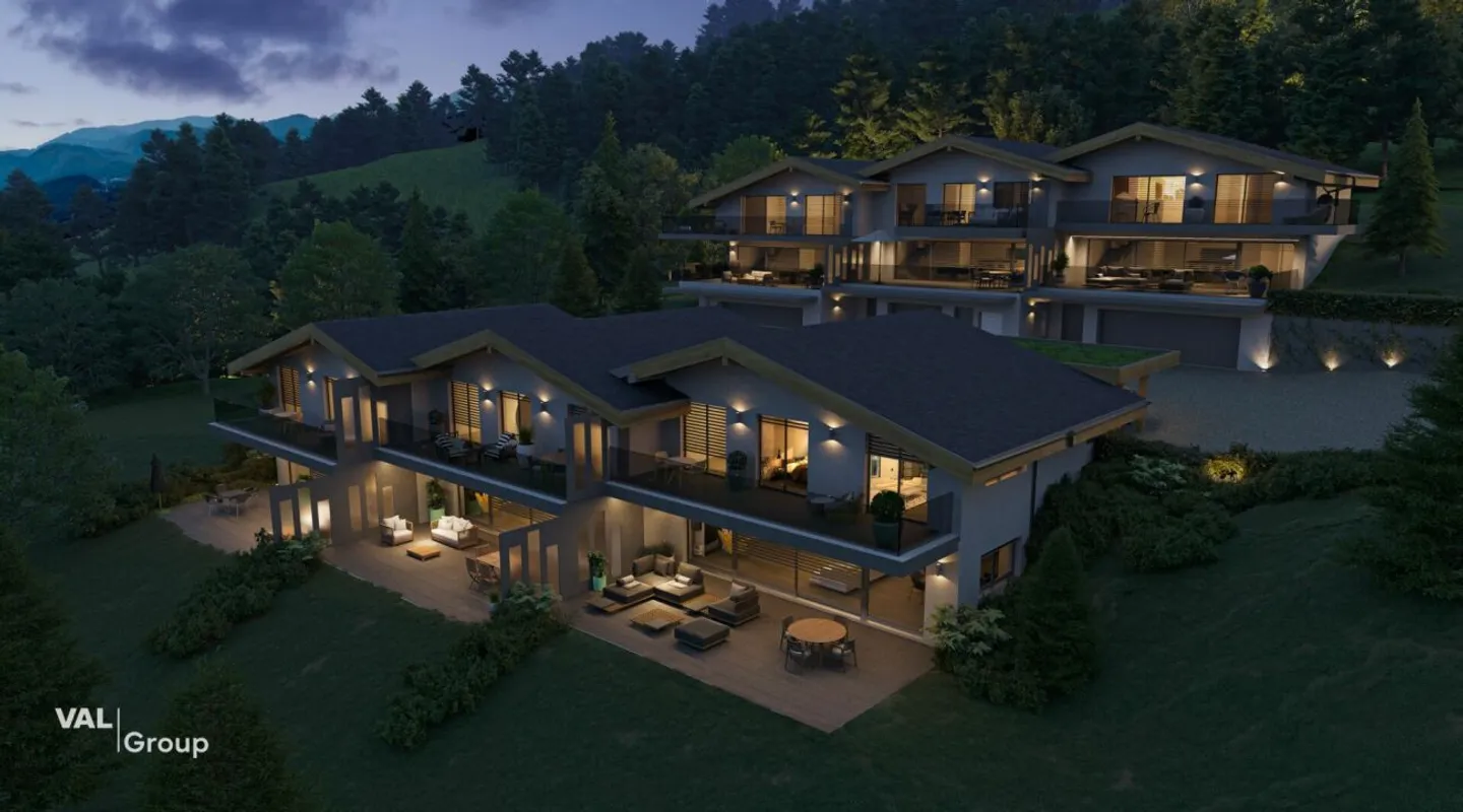 Appartamento nuovo 3.5 locali con grande balcone in una villa a due unità - Foto 6 di 10