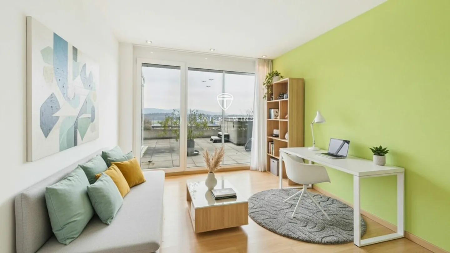 Appartement en duplex de 5½ pièces avec vue panoramique et sur les montagnes - Photo 11 sur 13