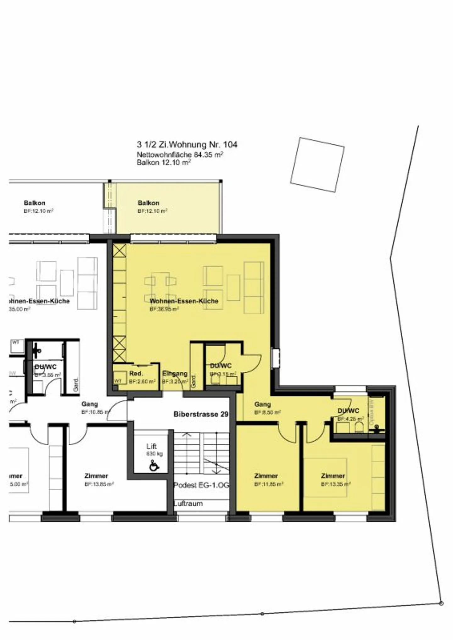 Moderne Wohnungen mit Balkonen - Foto 10 von 13