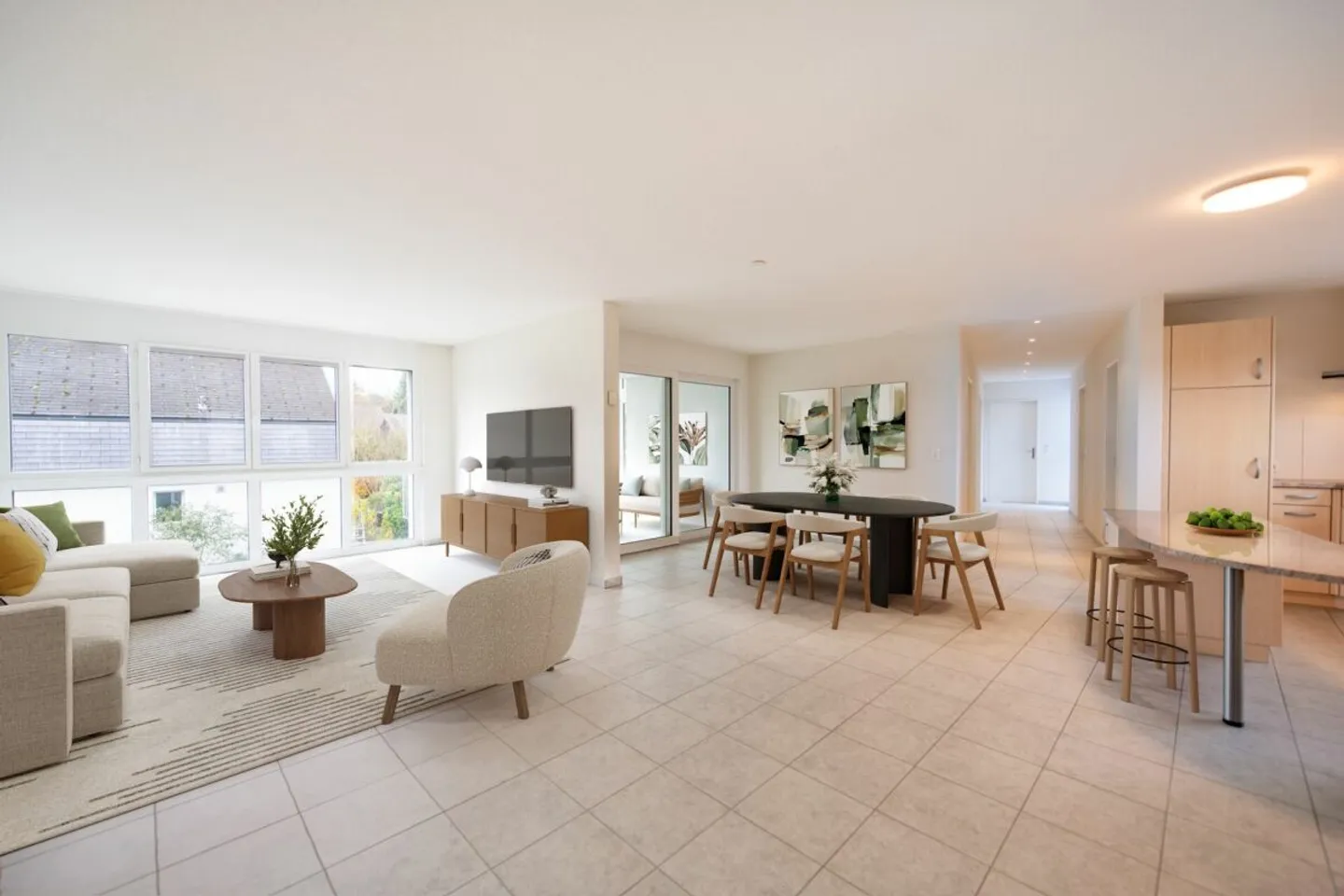 Move in and feel good - 4.5-room apartment with winter garden and balcony - Photo 1 of 13