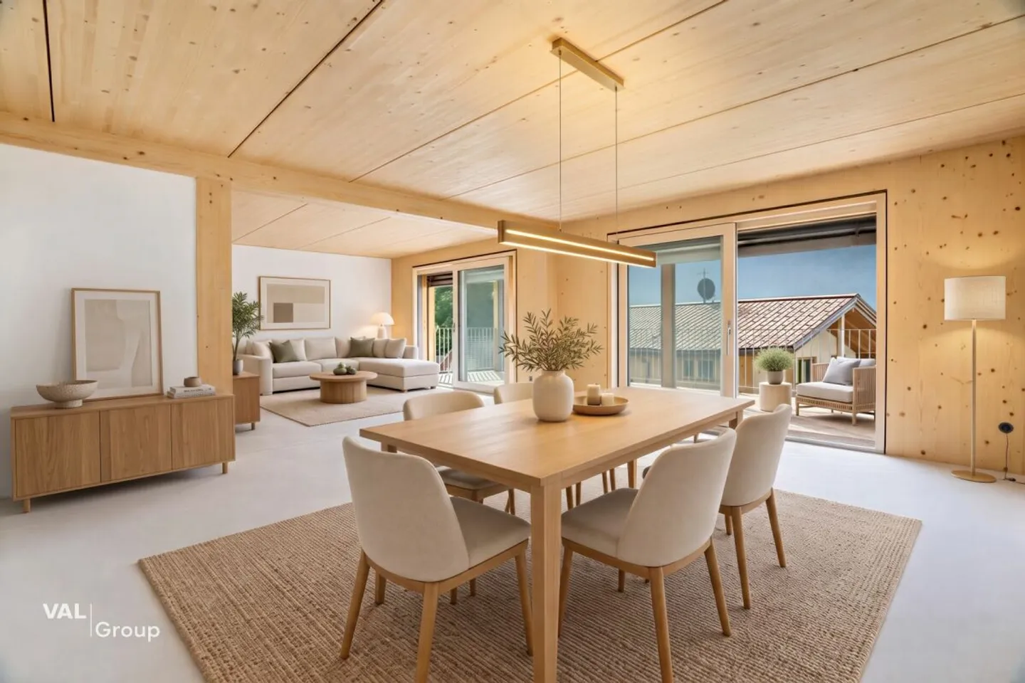 Extraordinary 5.5-room penthouse apartment in Steg - Photo 2 of 13