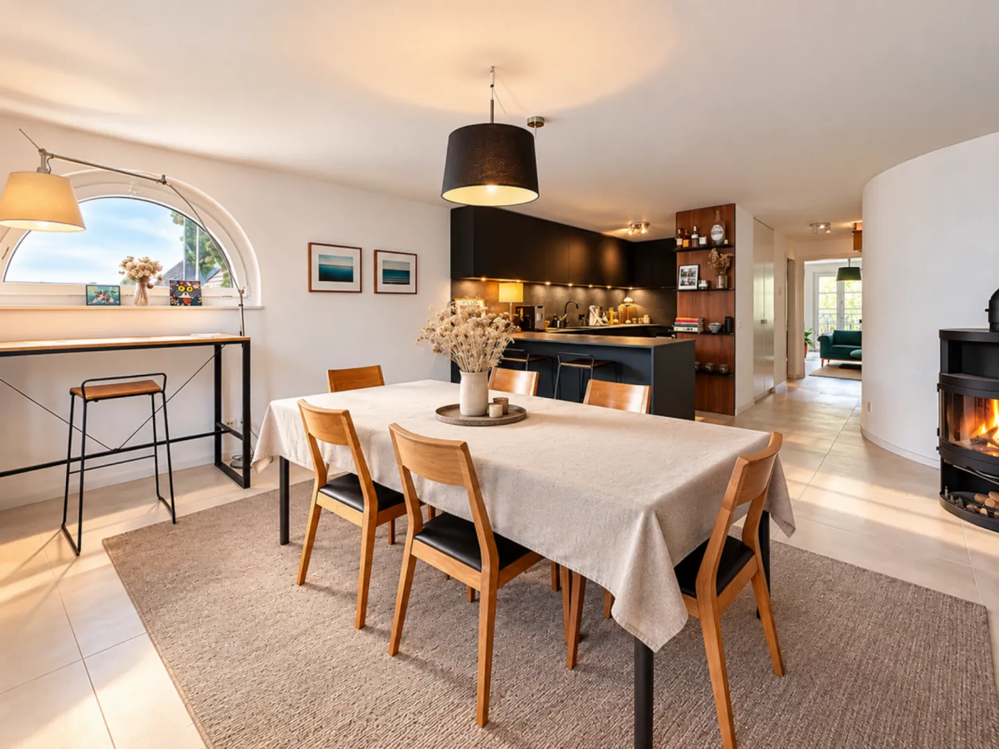 CHARACTER DUPLEX RENOVATED IN THE HEART OF FÉCHY-DESSUS - Photo 1 of 13