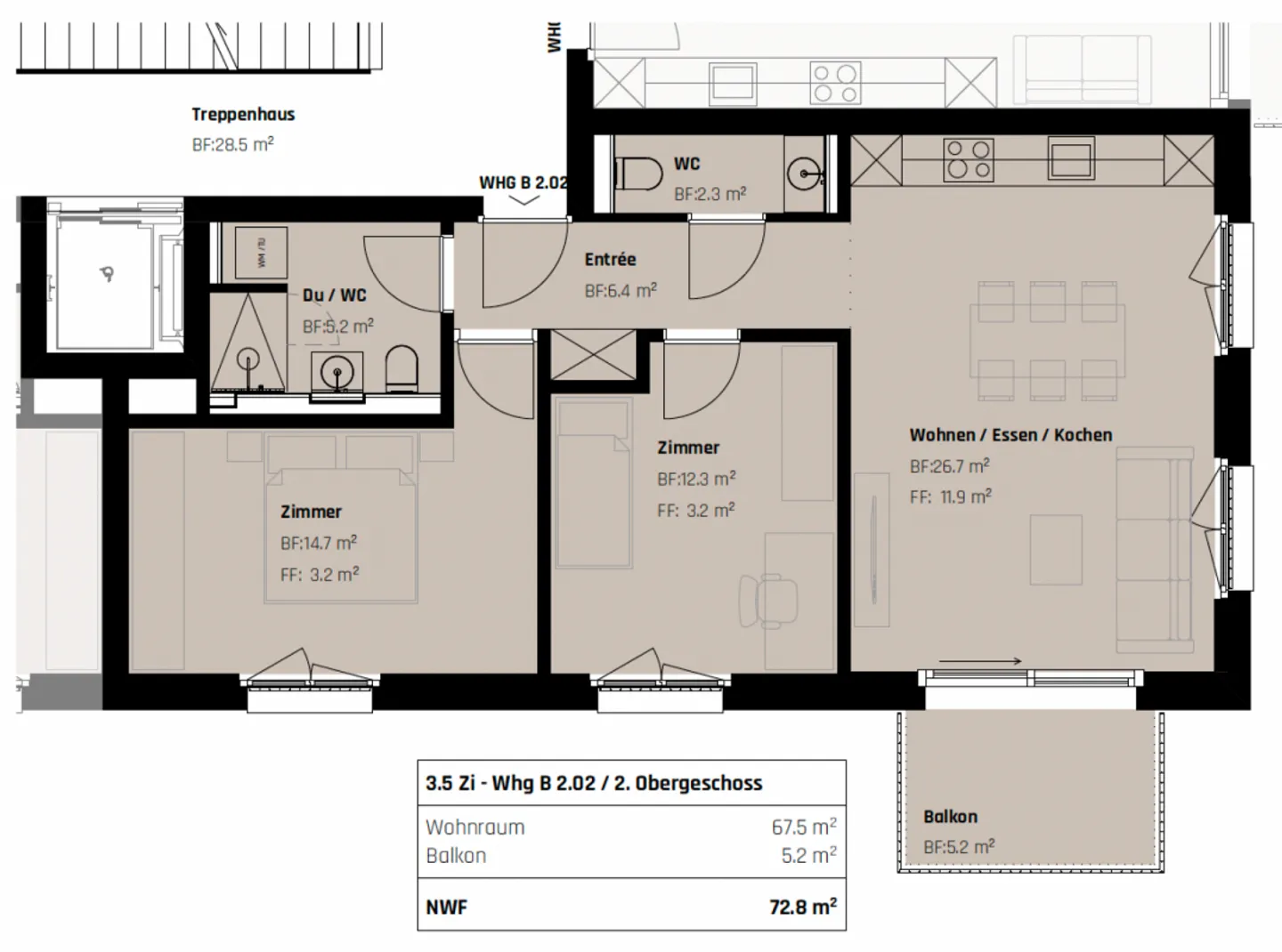 Luxuriöser Neubau in St. Gallen - Foto 9 von 9