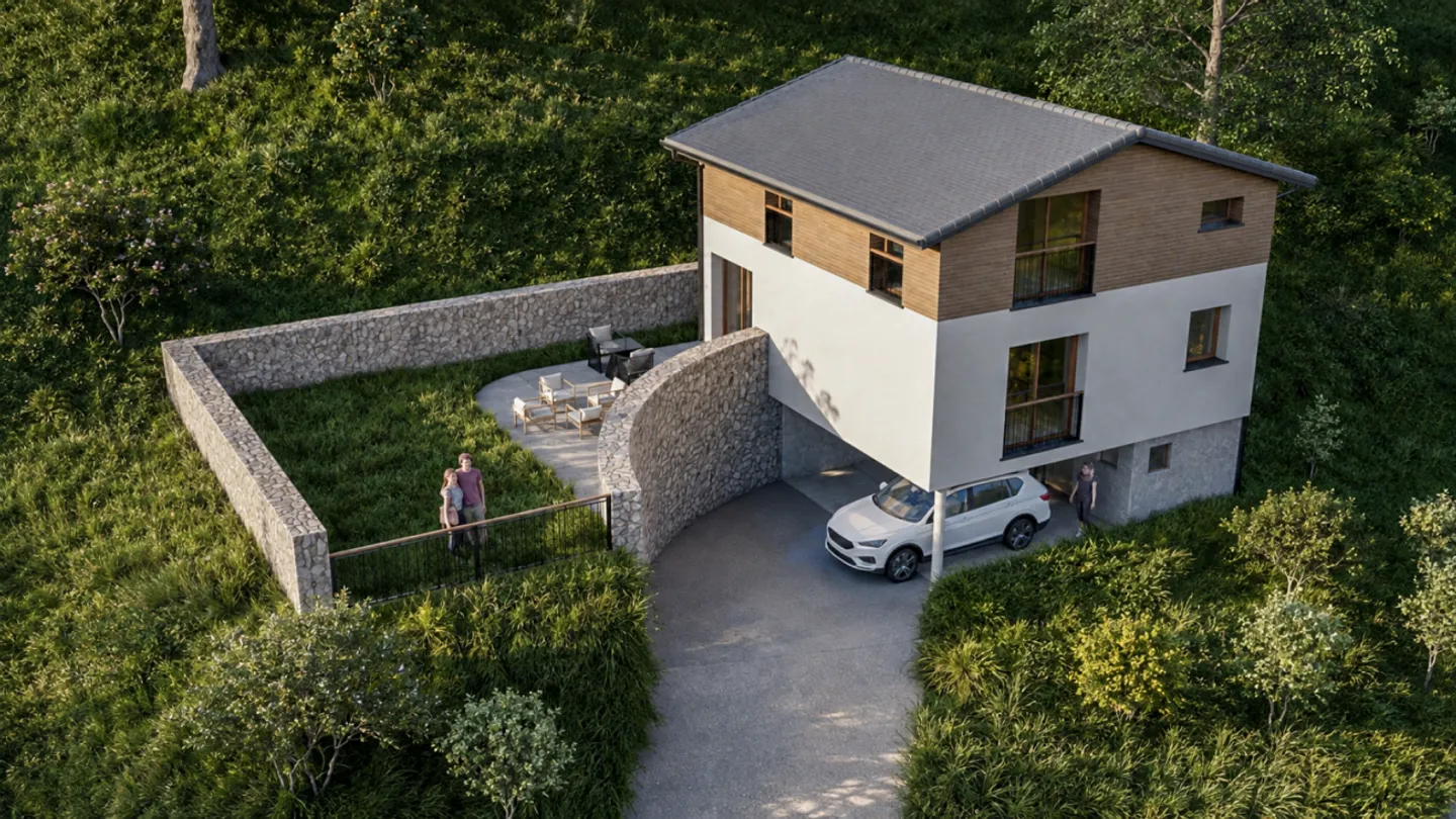 Villa indipendente nuova a Collombey-Muraz (Les Neyres) - Foto 3 di 13
