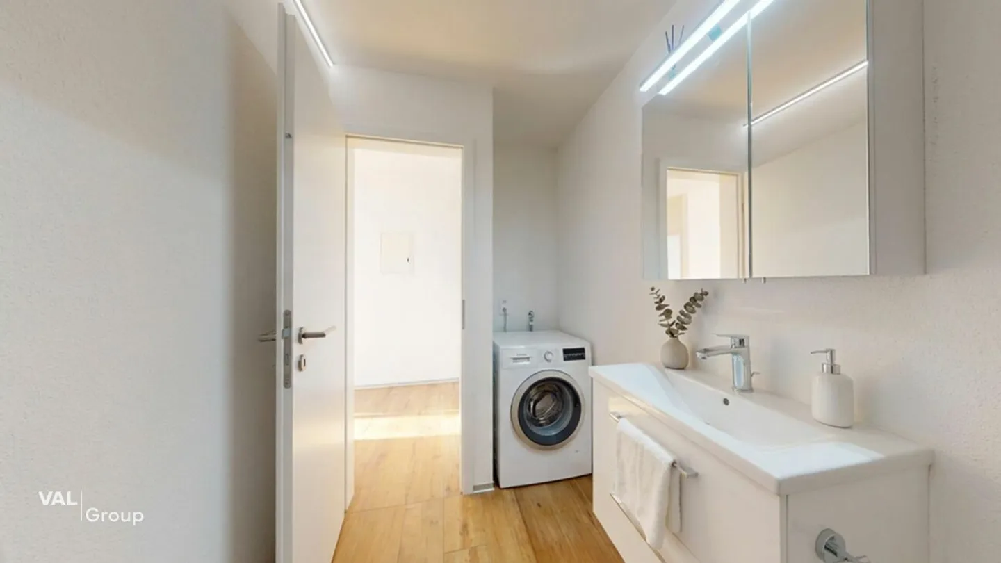 Appartement attrayant de 2,5 pièces à Visp - moderne, bien entretenu et situé au calme - Photo 7 sur 8