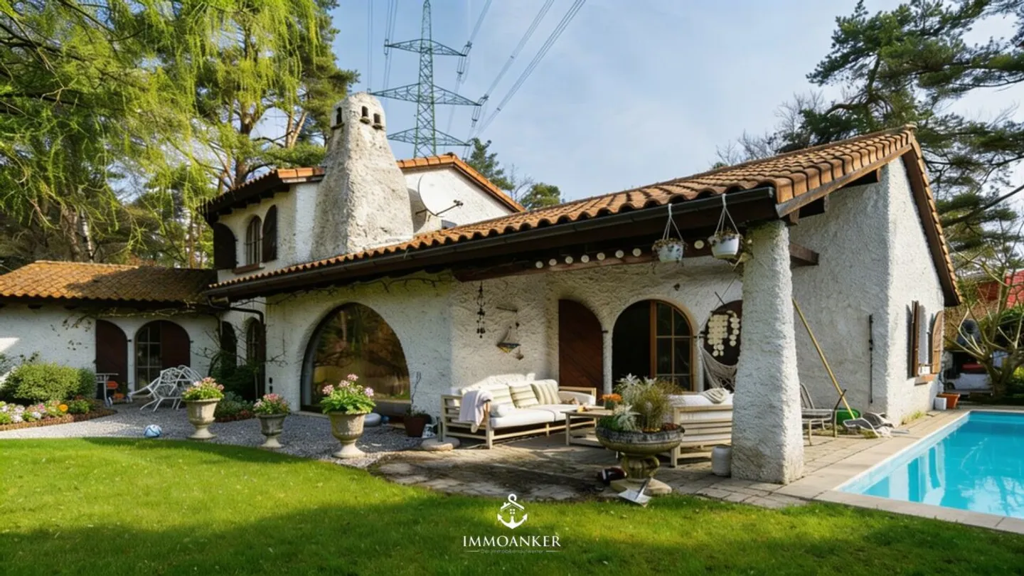 Grosszügiges Einfamilienhaus mit Pool - Foto 2 von 13