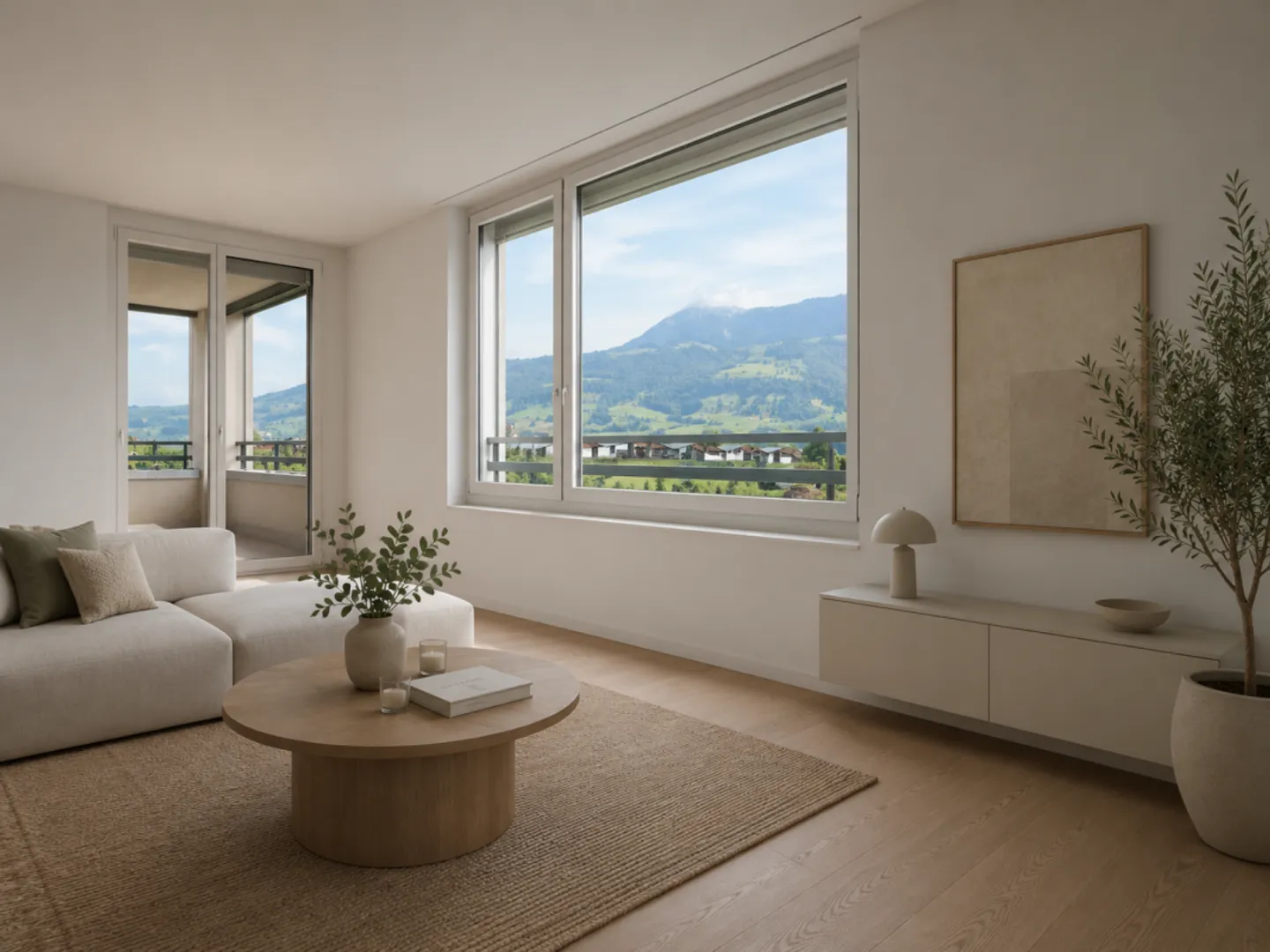 Exklusive 3.5-Zimmer-Wohnung im Erstbezug mit traumhaftem Rigi-Panorama - Foto 7 von 10
