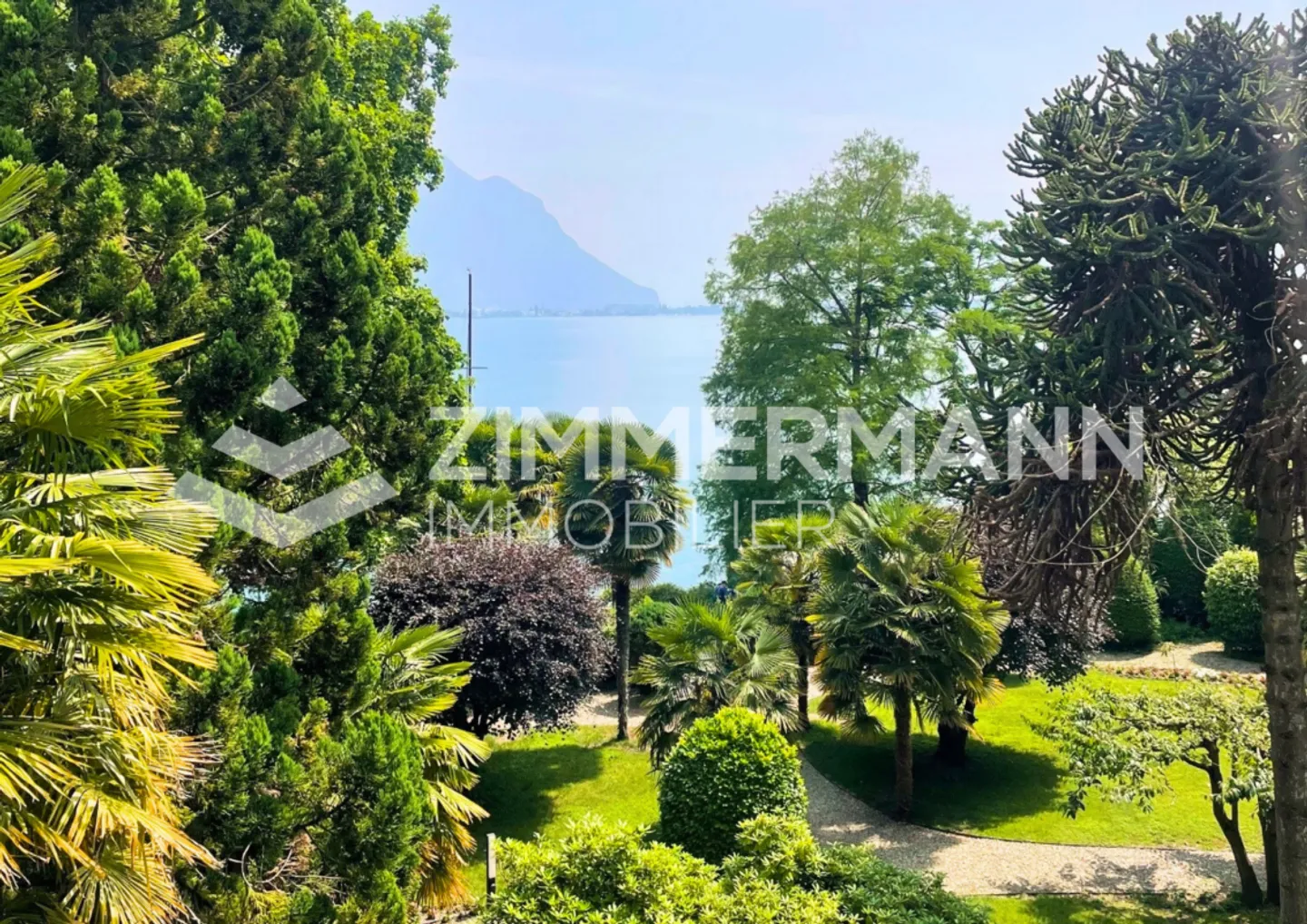Magnifico appartamento di 3 locali a Montreux con vista lago - Foto 8 di 9