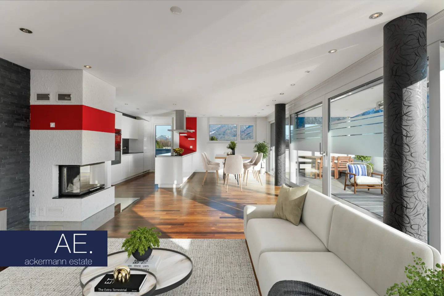 Exklusiv Wohnen - mit Weitblick über die Dächer von Buchs - Foto 2 von 13