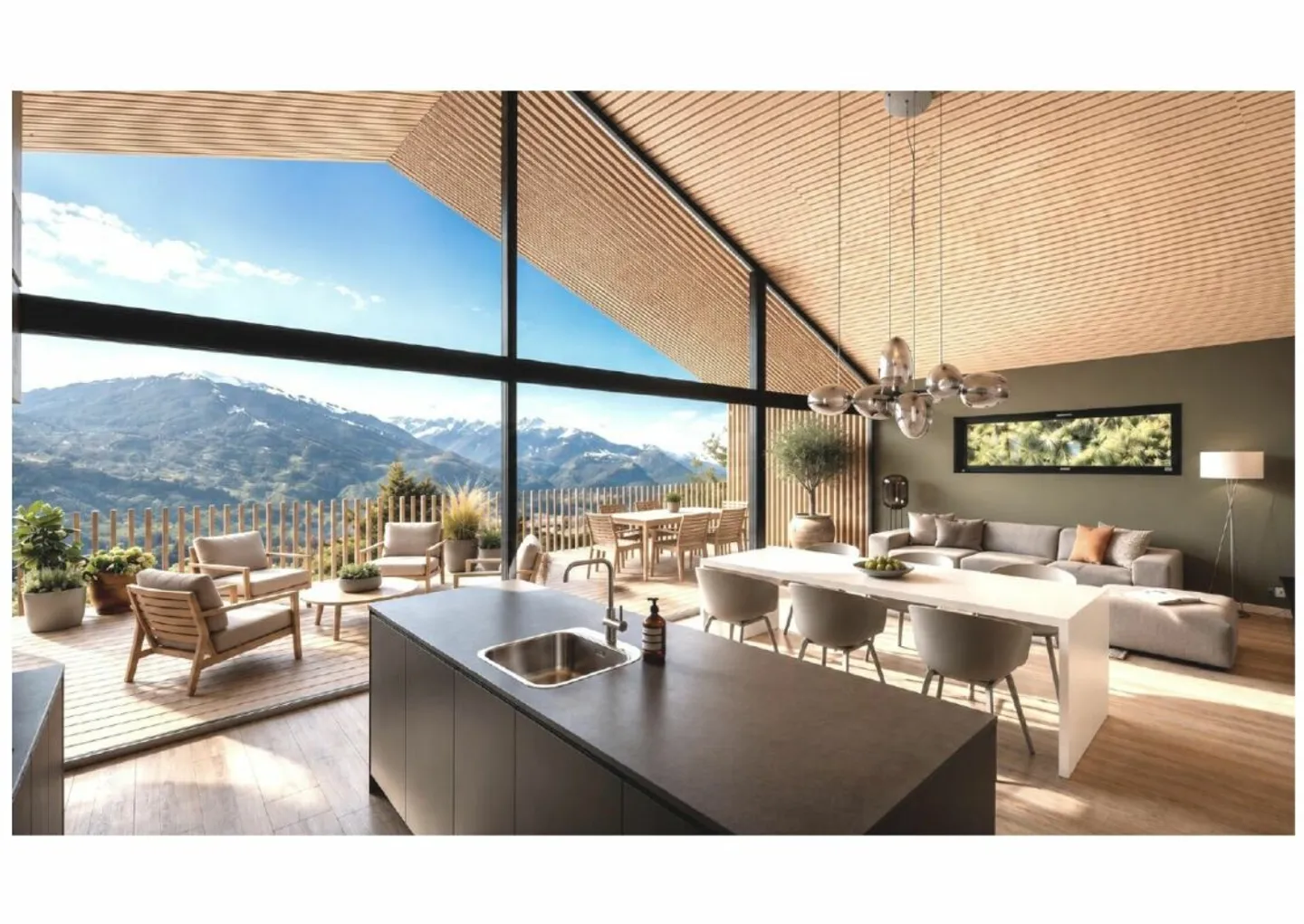 Semi-detached luxury villa to be built in Grimisuat (Villa B) - Photo 4 of 5