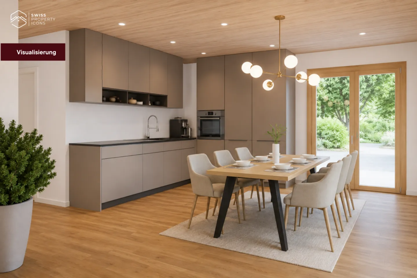 *RISERVATO* NUOVA COSTRUZIONE: Appartamento giardino "ROVERE" - Appartamenti nuovi da sogno nel centro di Koppigen - Foto 4 di 12