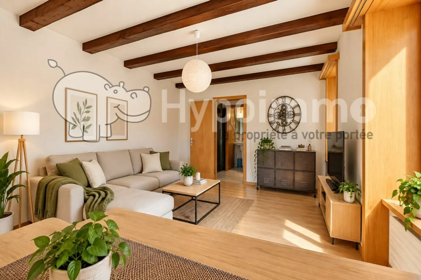 Schöne 2-Zimmer-Wohnung im Herzen von La Brévine - Foto 1 von 7