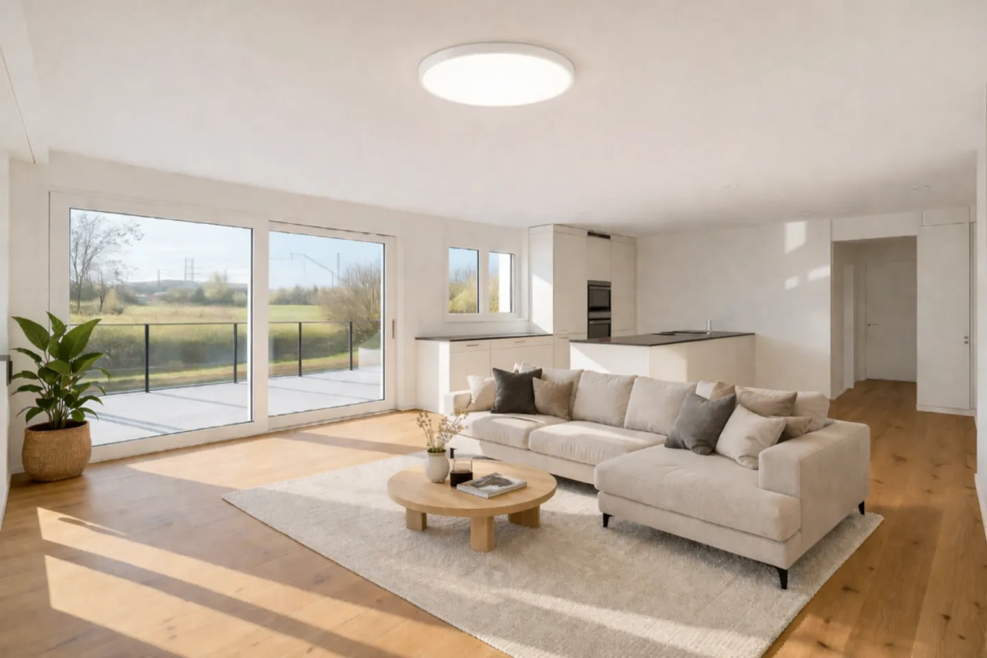 Appartamento nuovo luminoso di 3,5 stanze con balcone soleggiato in posizione tranquilla - Foto 1 di 9