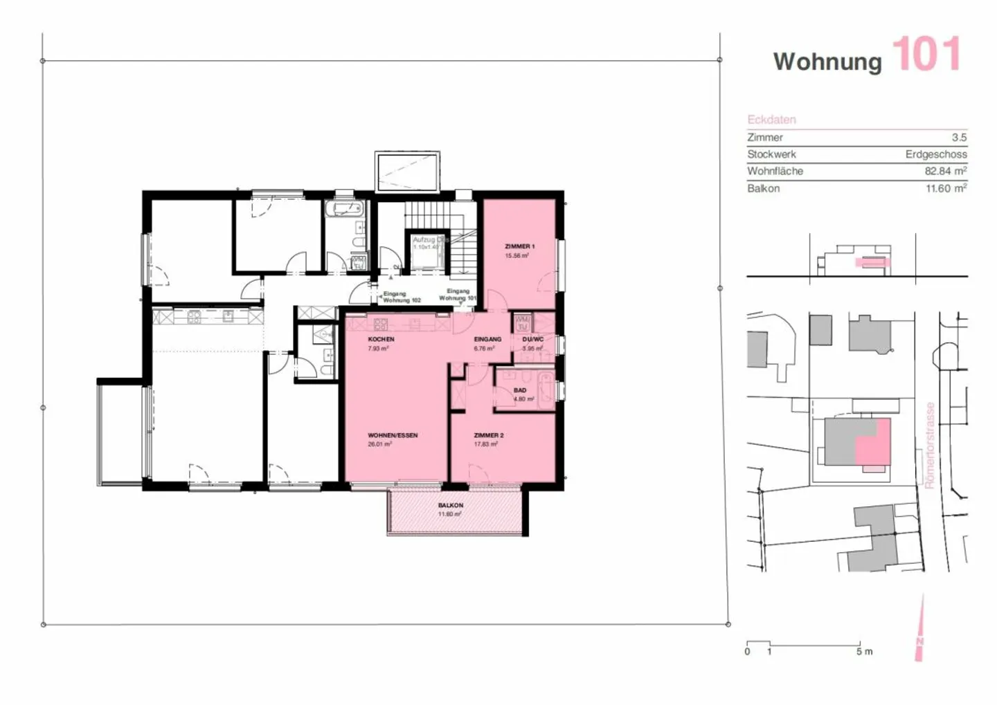 Urban living, relaxed living: modern 3.5-room condominium on the 1st floor - Photo 2 of 11