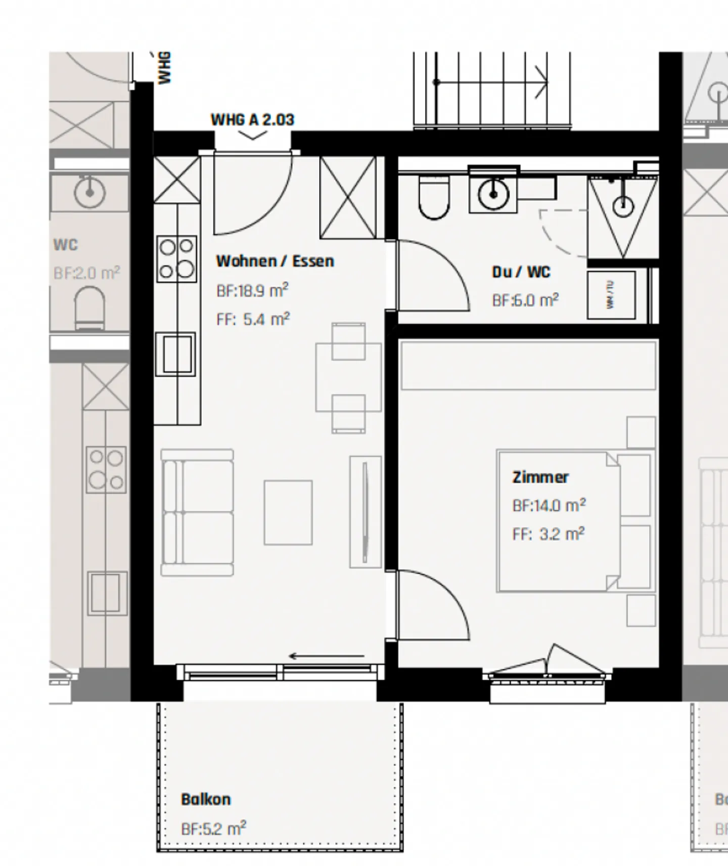 Luxuswohnung in neuem Projekt - Foto 8 von 8