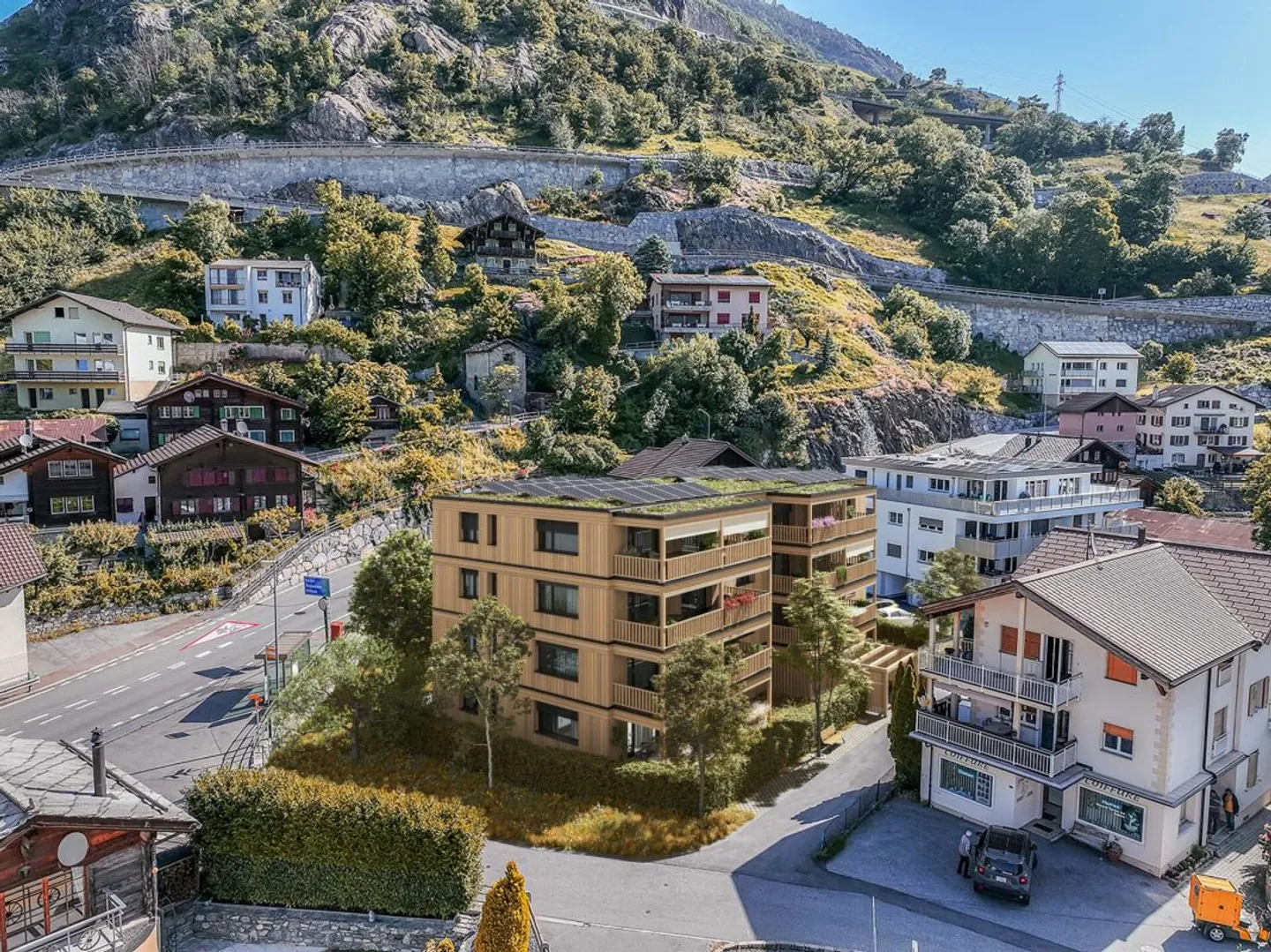 Aussergewöhnliche 5.5-Zimmer Attikawohnung in Steg - Photo 1 sur 8