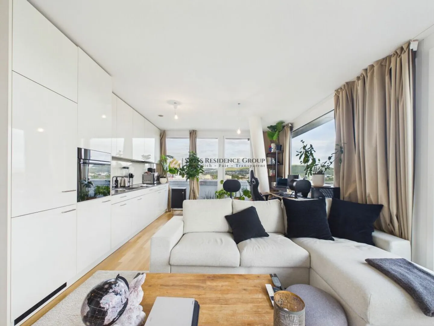 Skyline-Wohnung | 9. Etage mit Blick über ganz Basel - Photo 9 sur 13