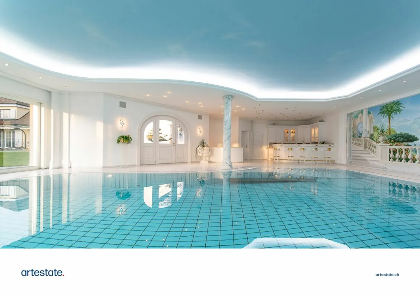 Villa de campagne luxueuse avec piscine intérieure et étang de baignade - Photo 5 sur 10